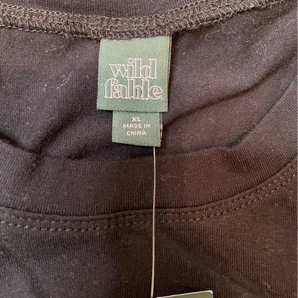 NWT Wild Fable size XL black midi dress - Picture 4 of 8